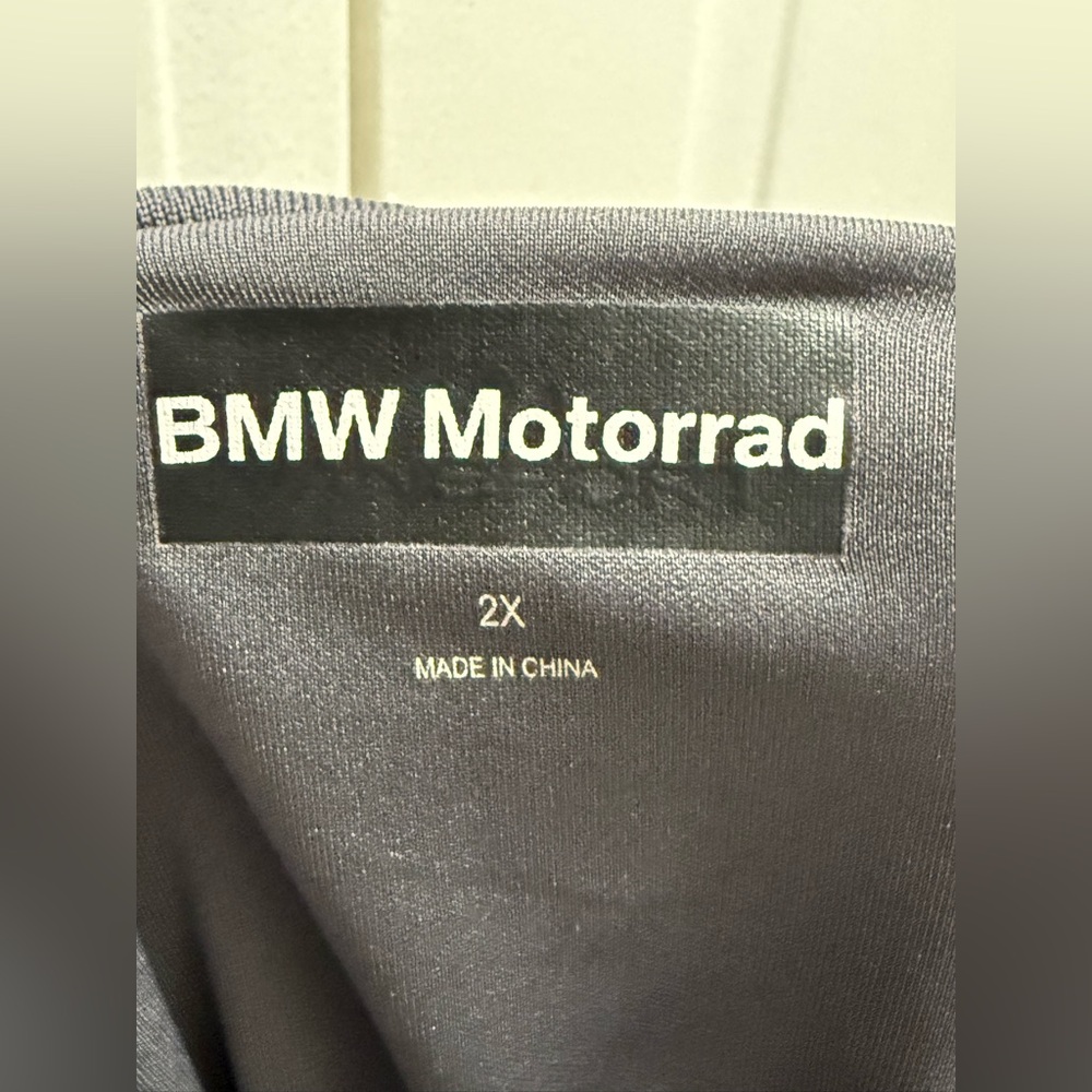 Grey BMW Motorrad Embroidered Mens XXL Polo Shirt Short Sleeve Motorcycle - Picture 4 of 5